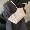 PU Leather Autumn Winter Underarm Bag with Pendant French Tote Bag Commuting Handbag  Outdoor