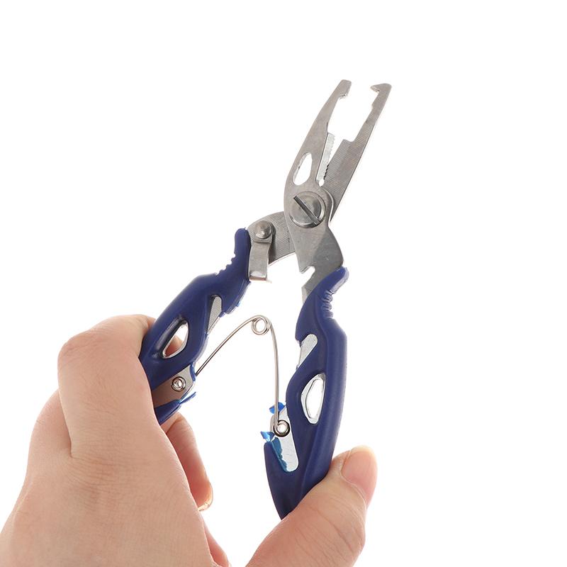Multifunction Fishing Pliers Tools For Goods Tackle Gear Hook Recover Pliers Vise Knitting Flies Scissors Braid Set Fish Tongs