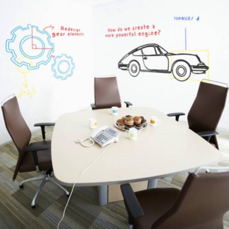 Writable Pvc Wall Sticker Repositionable Blackboard For Kids Doodling And Learning