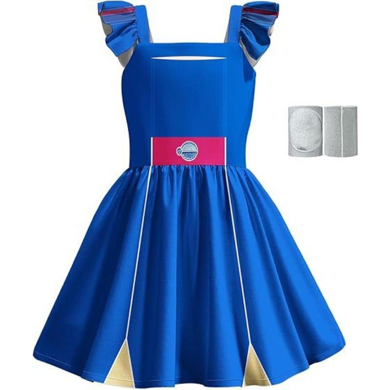 New Korean Wave Girl Group K-POP Witch Hunt Cosplay Rumi Children's Flying Sleeve Dress Cute Beautiful Fashionable Dress