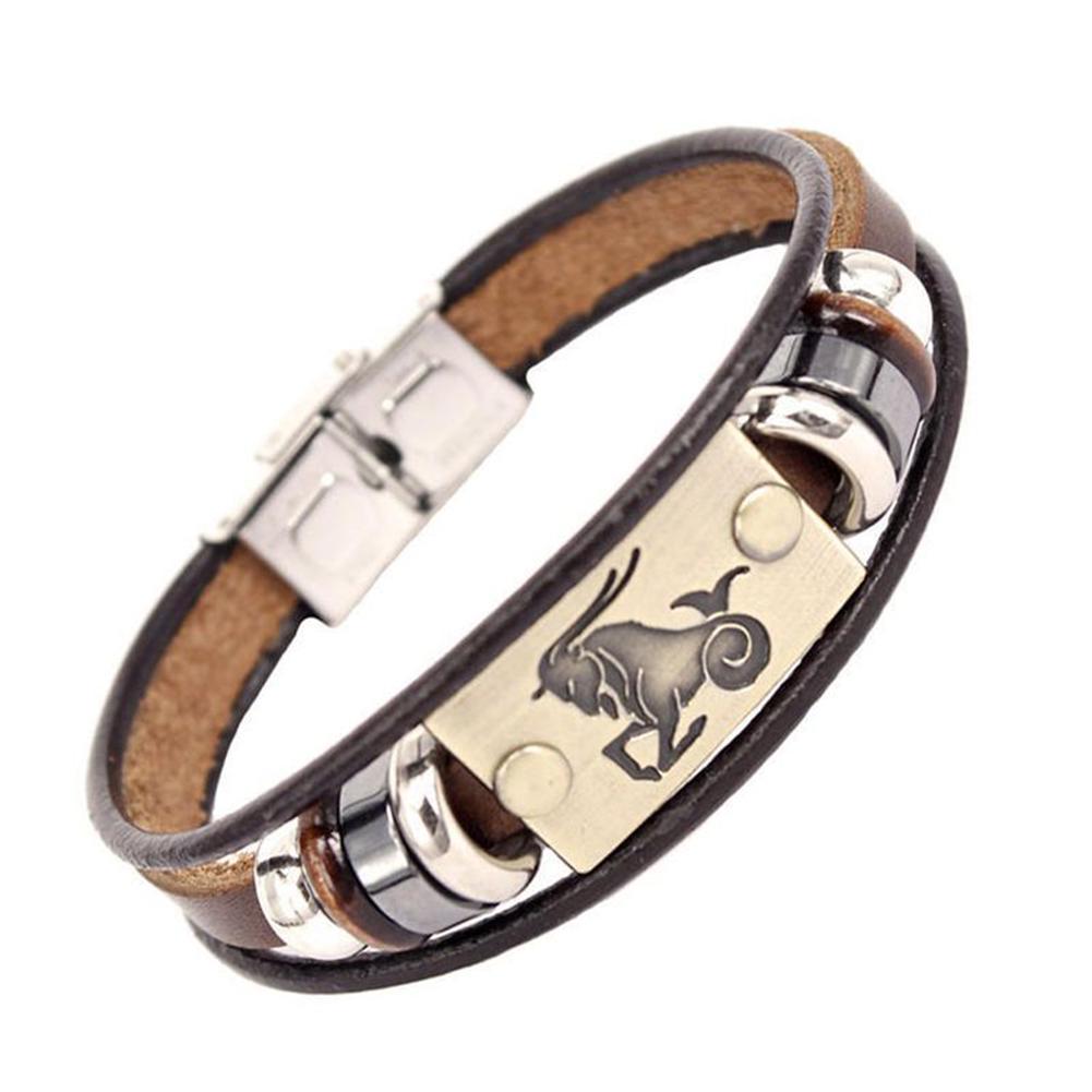 Layer Braided Constellations Multi Jewelry  Retro Unisex   Leather Bracelet