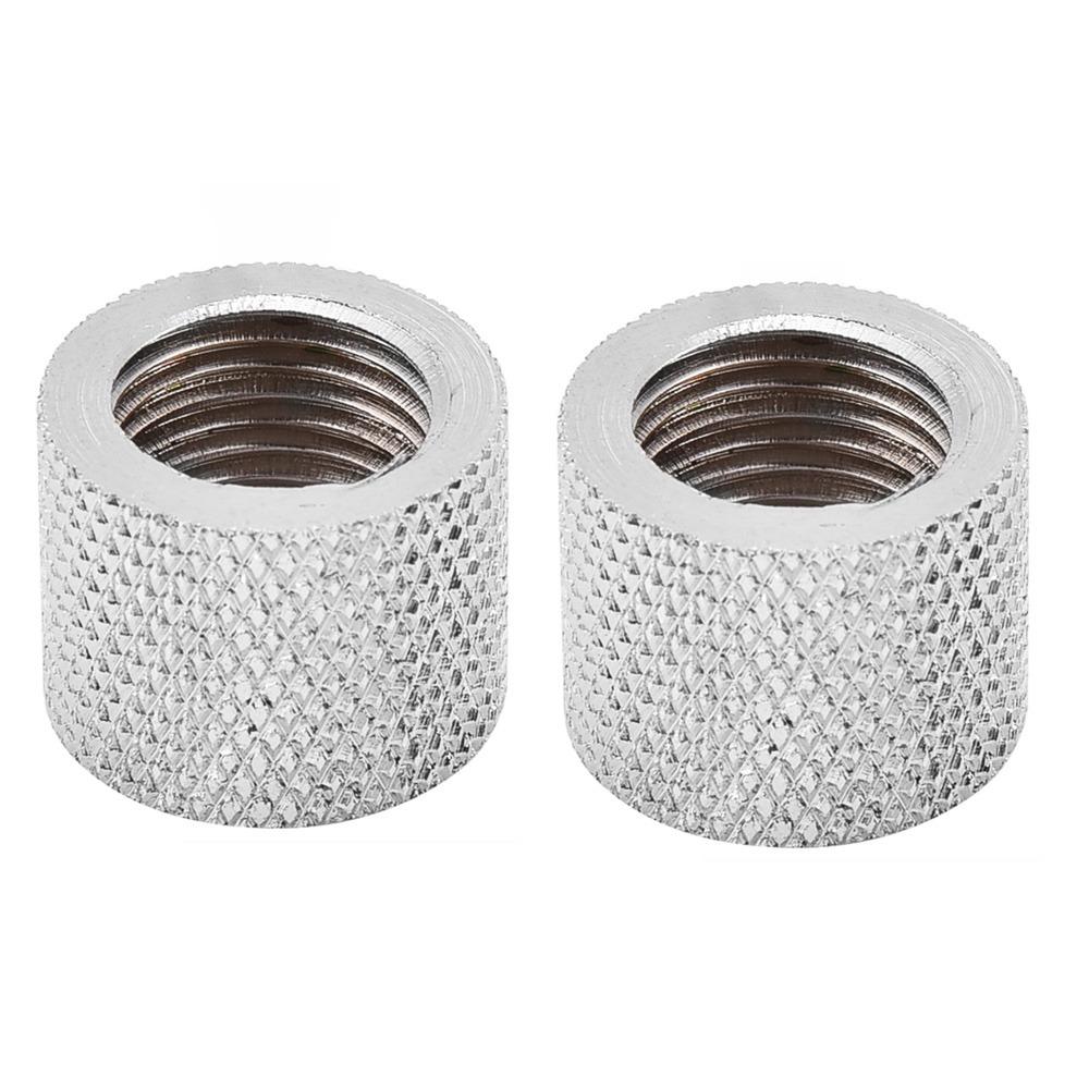 

2PCS G1/4 Thread Fitting Connector 15MM straight through Brass Material Water Cooling Adapter silver PC Liquid Cooling Fitting