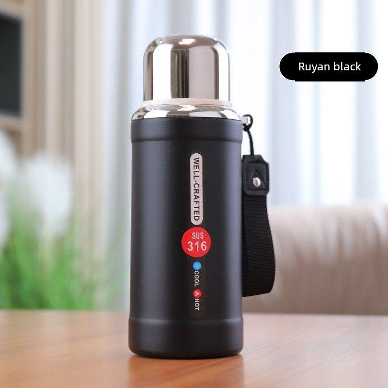 Good-looking Large Capacity Vacuum Cup 316 Stainless Steel Food Grade Water Cup Sports Kettle Portable Men and Women Car