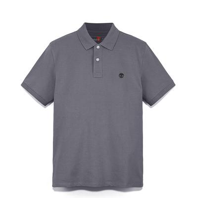 Casual Business Breathable Embroidered Logo Short Sleeve Polo Shirt Men Polo Shirts Gray A6943033