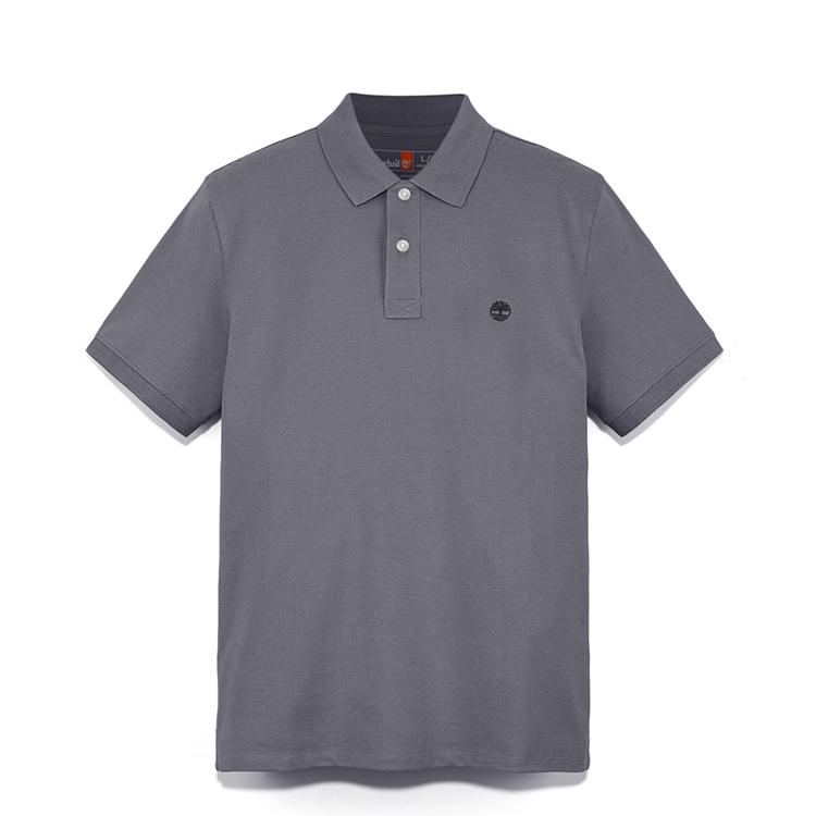

Timberland Casual Business Breathable Embroidered Logo Short Sleeve Polo Shirt Men Polo Shirts Gray A6943033 S