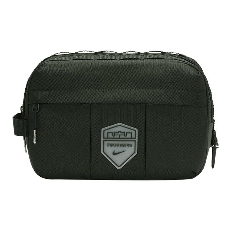 Nike LeBron Lakers James Basketball Portable Storage Polyester Tote Bag Unisex Bags Military-Green BA6122-355 Army Green