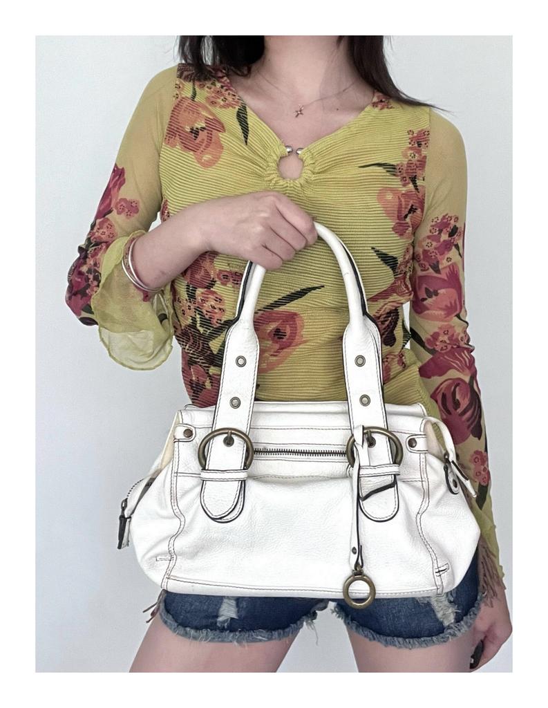 Retro Tote Bag Motorcycle Bag Soft PU Leather Large Capacity Shoulder Bags Women Y2K Punk Zipper Pocket Fashion Crossbody Bag