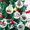 12pcs DIY Christmas Hanging Balls 6cm Merry Christmas Tree Decor  Home Xmas Decor