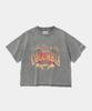 COLUMBIA UNIVERSITY Cu Campus Mineral Washed Women'S Spring/Summer T-Shirts Gray