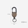 Easy-Pull Buckle Outdoor Camping Buckle Sports Mountaineering Buckle Retractable Keychain Backpack Buckle Steel Wire Multifunctional Anti-Lost Rope
