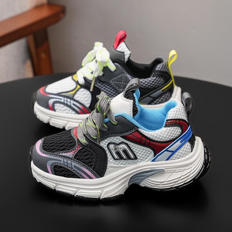 Children's Dad Shoes 2025 Spring and Autumn New Classmates Boys Sports Shoes Soft Sole Non-slip Lightweight Breathable Girls Running Shoes