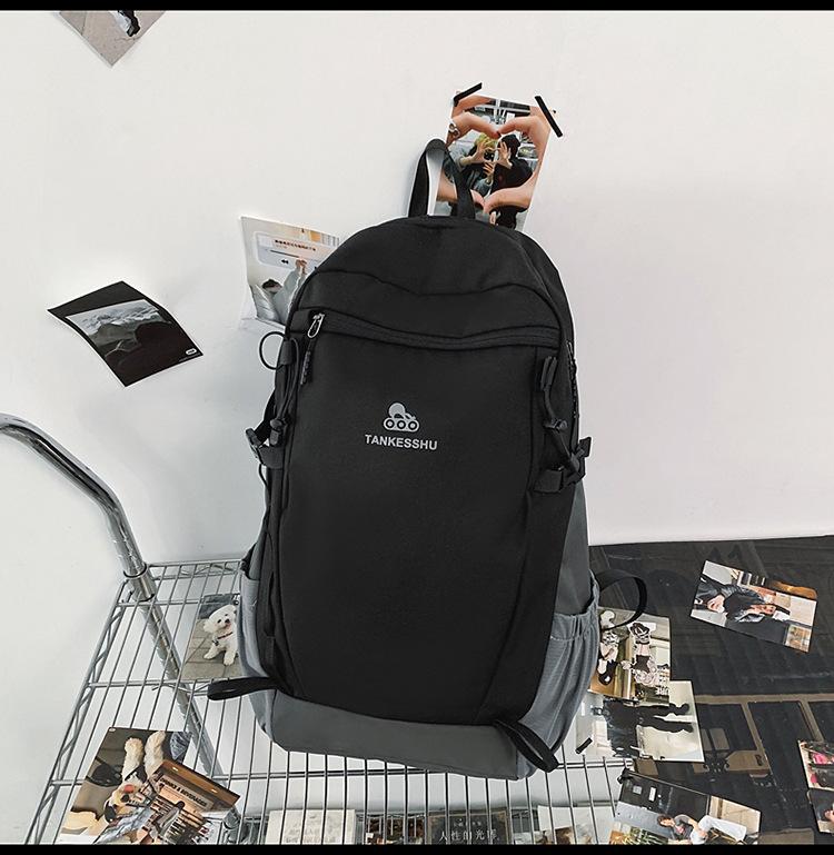 School bag travel outdoor mountaineering backpack new trend couple versatile school bag large capacity high value simple shoulder bag