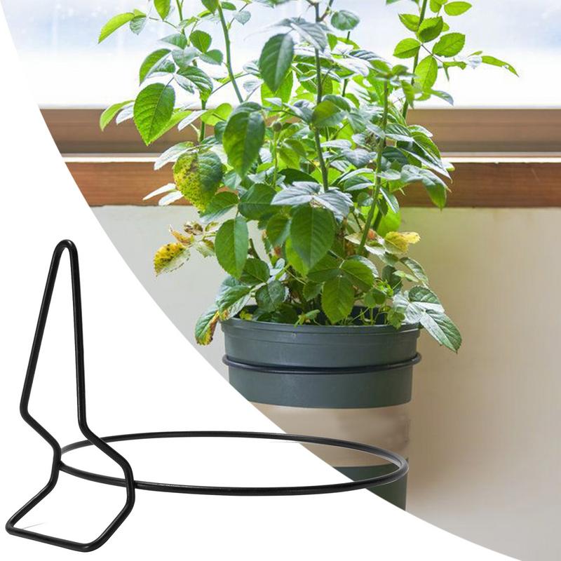 Wall Plant Holder Ring Plant Hanger Heavy Duty Stable 4 Pieces Decorative Bracket for Bedroom Outside Living Room Decor Balcony