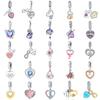 Sterling Silver S925 Heart Tree of Life Planet Pendant Charm for DIY Bracelets