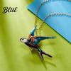 Brooch Accessory Pin Colorful Enamel Swallow Design Sweaters Bag Necklace