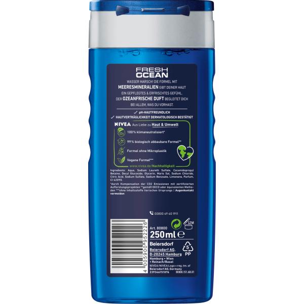 Nivea Men Fresh Ocean Shower Gel 250ml
