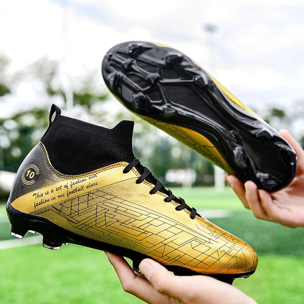 High-top Football Shoes, New Male and Female Students Professional Training, Long Spikes, Youth Broken Nails, Champions League Football Shoes