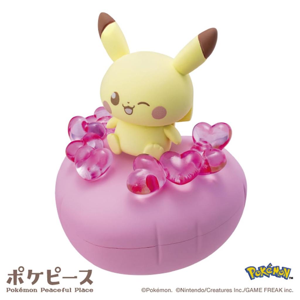 TAKARA TOMY Pokémon Pocket Monster PokéPiece Heart-filled Pikachu Peaceful Doll