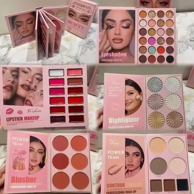 SKINPLUS Multipurpose 5 In 1 Makeup Book Eyeshadow & FACE & LIPS MULTI - COLOR MAKEUP PALETTE All In One Makeup Book Palette (Beauty Eyes All In One