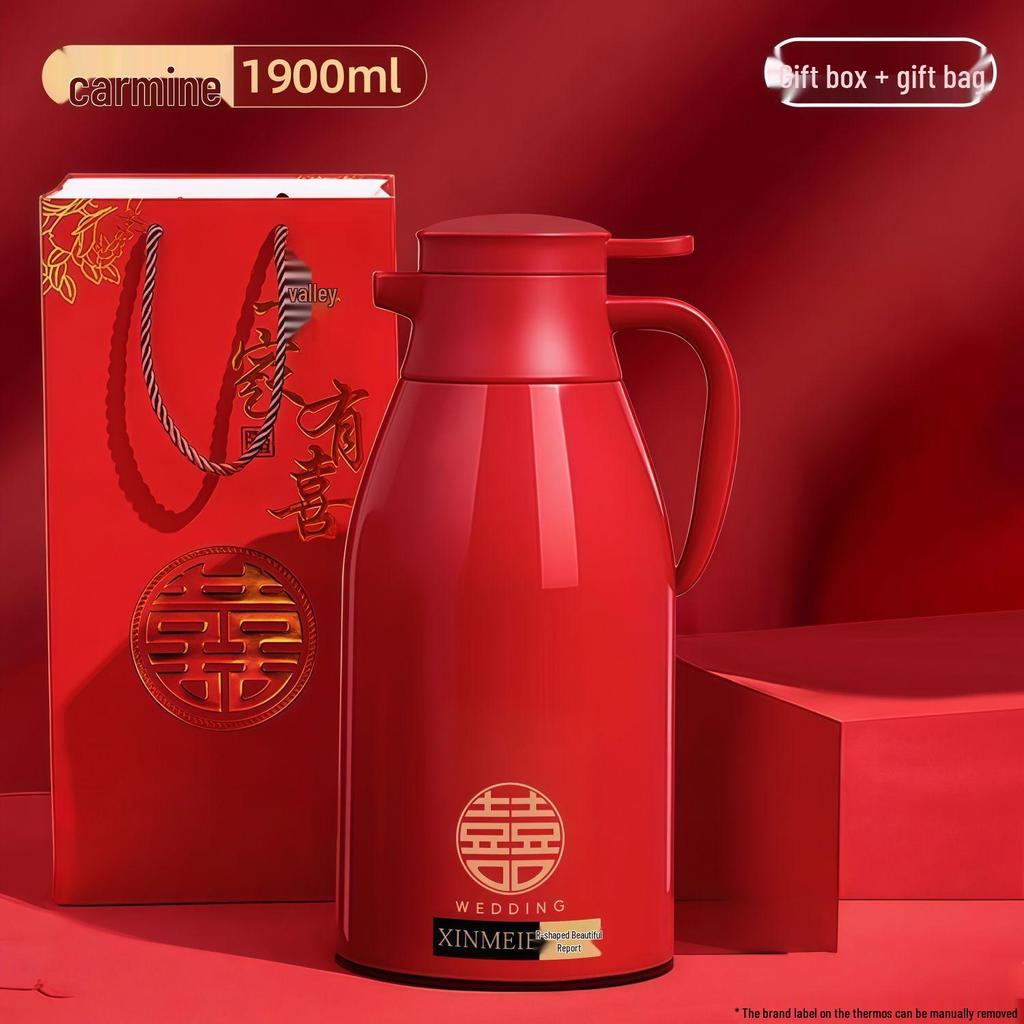Large Capacity Portable Insulated Thermos Flask for Hot Water - Ideal for Home, Dormitory, Students, and Weddings