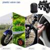 10pcs/20pcs Plastic Valve Caps, Universal Tire Valve Caps Made of Durable PE Material, Black - Perfect for Cars, Suvs, Bicycles, Trucks