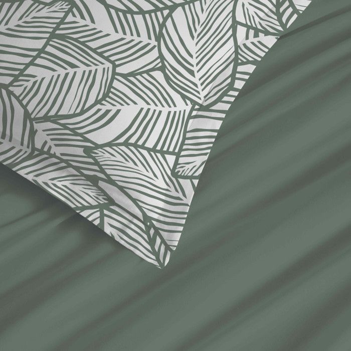 Parure de draps 4 pièces "Vanessa" pour lit 160 x 200 cm "Grande largeur" Fira Romarin