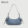 Ladies Underarm Bag Texture Retro Commuter Motorcycle Bag