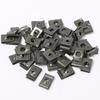 50/100PCS Car Motorcycles Metal Screw Fastener Clips U-Type Clip with Screw Anti-rust Protection Clip Screw Buckle Iron Sheet