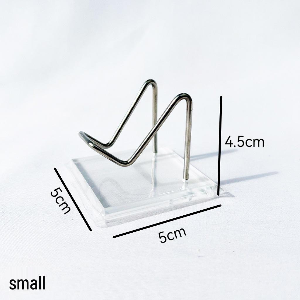 Acrylic Transparent Mineral Specimen Display Stand for Crystals and Raw Stones
