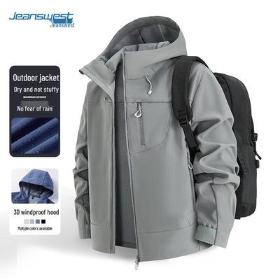 JEANSWEST Men's Outdoor Softshell Windproof Jacket