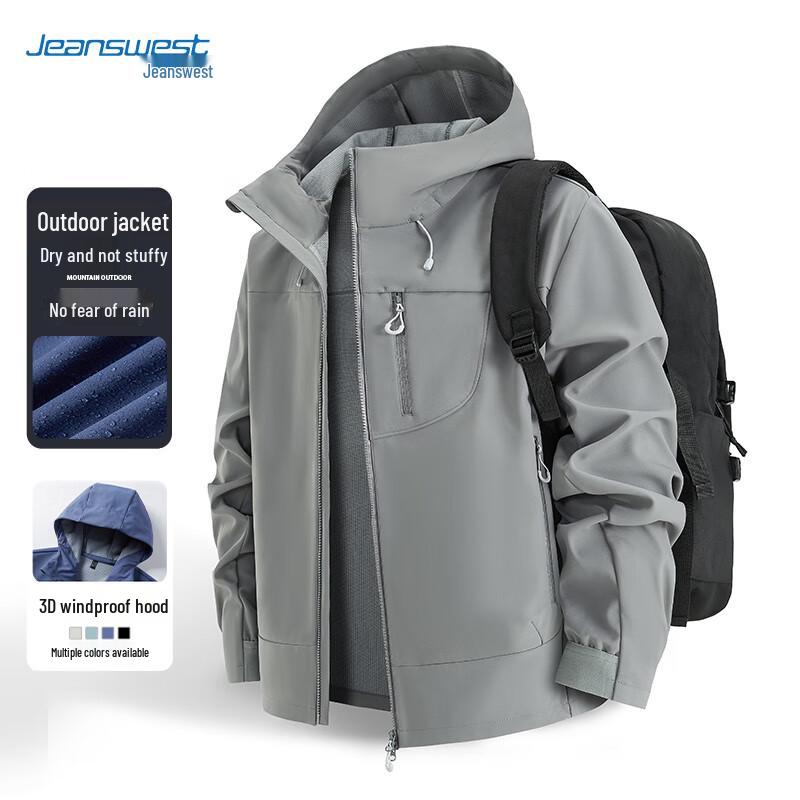 

Jeanswest Men s Outdoor Soft Shell Windbreaker Jacket S