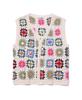Mister Child Smile Heart Crochet Vest Multi