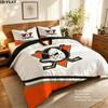 Mighty Ducks Pattern Bedding Quilt Set  Home Decoration  Gift (1 * duvet cover + 2 * pillowcase  without core)