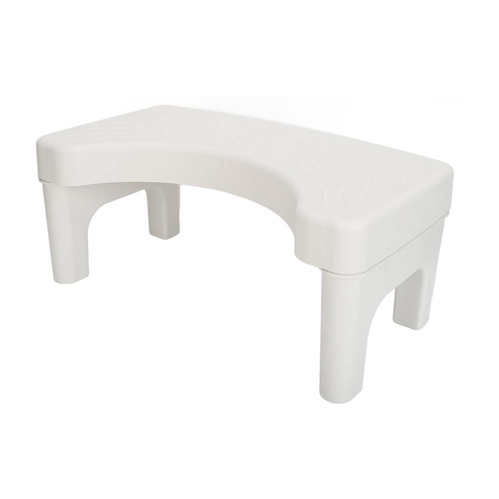 Toalettpall Förtjockad Toalett Huksittande Steg Bajs Fotpall Halkfri Yta Stabil Robust Huksittande