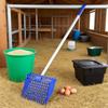 Chicken Coop Cleaning Tools Sifting Shovel Long Handle Detachable Poop Scooper for Poultry Litter Goat Stall Farm Animals Cats