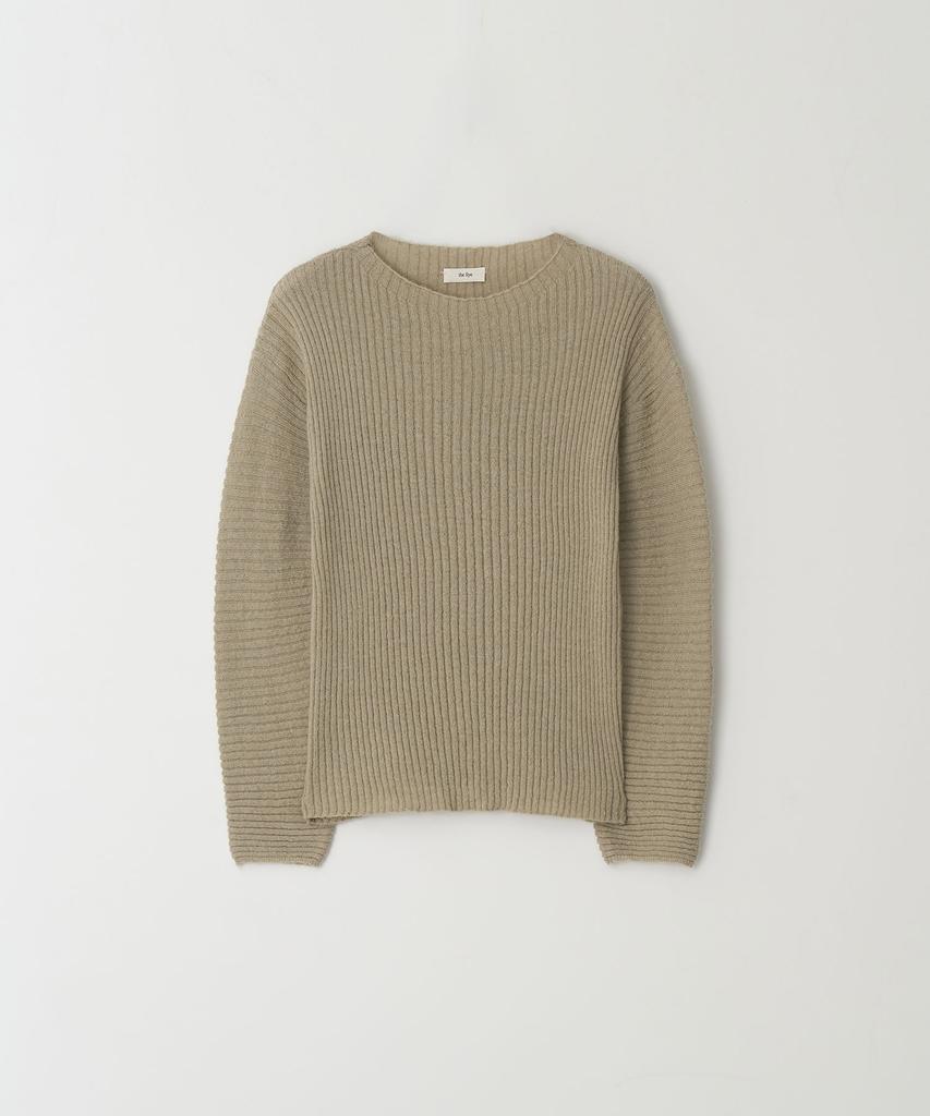 THERYE Pleats Long Sleeve Knit(Beige)