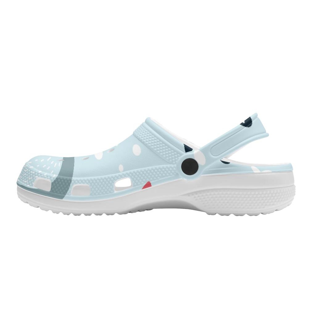 Cute Printed EVA Clogs for Women Men Lightweight Breathable Slip On Casual Shoes Soft Sole Summer Sandals Daily Comfort Wear