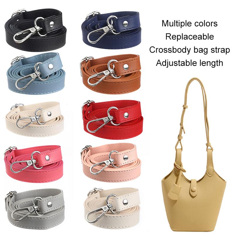 1Pc Artificial Leather Long Shoulder Bags Accessories Replacement Handbag Belt DIY Women Adjustable Crossbody Shoulder Bag Strap