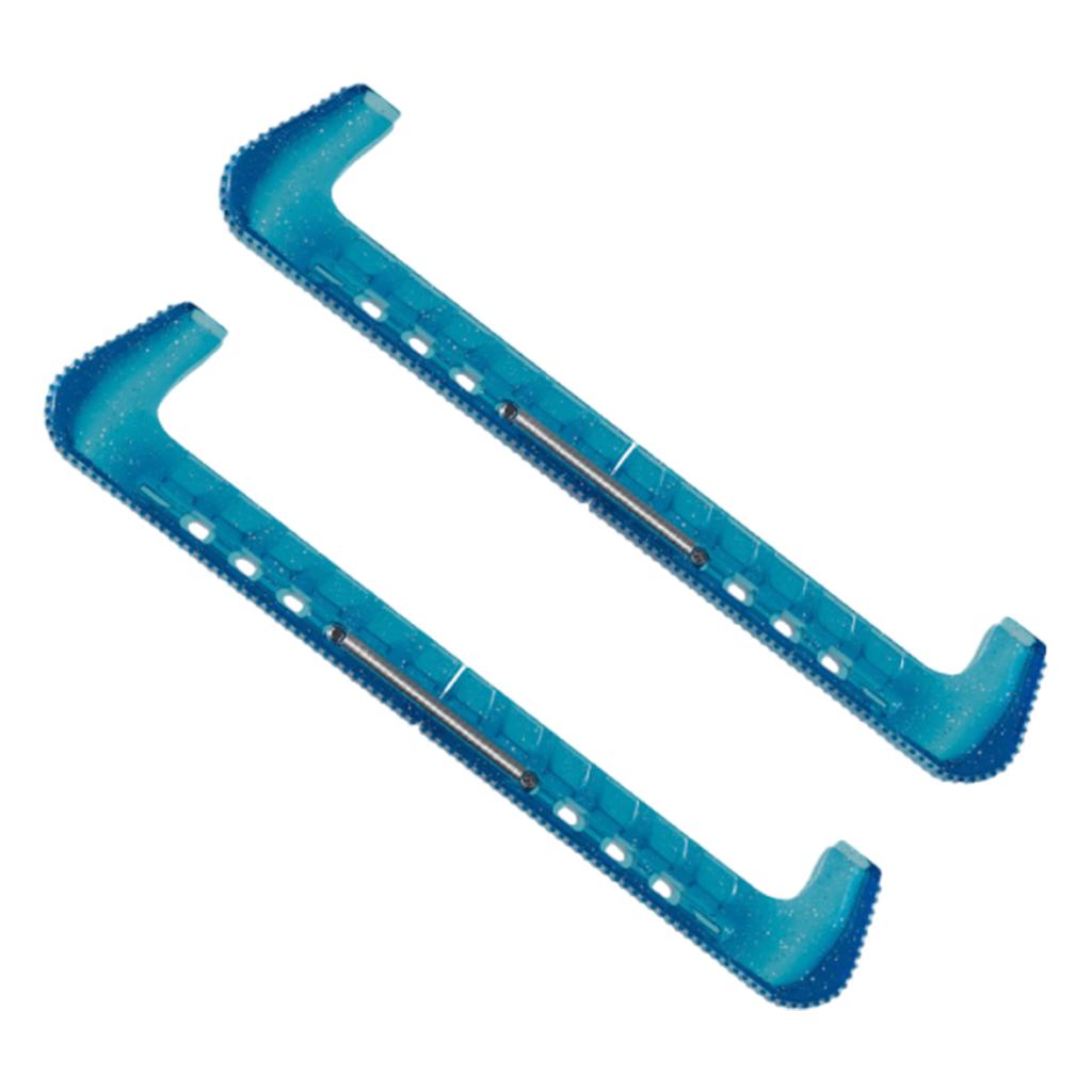 Figure Skating Blade Cover Adjustable Crystal Jelly Color Blades Guards Heavy-Duty PVC Protectors for Hockey & Figure Skates