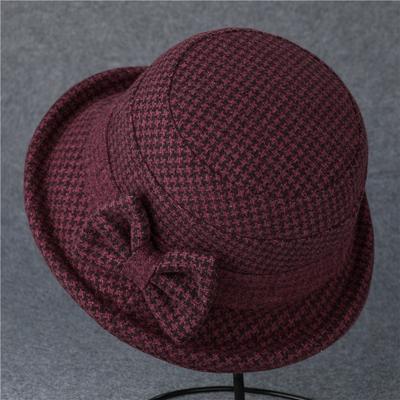 Autumn and Winter Hat Women's Bucket Hat Winter Warm Top Hat Basin Hat