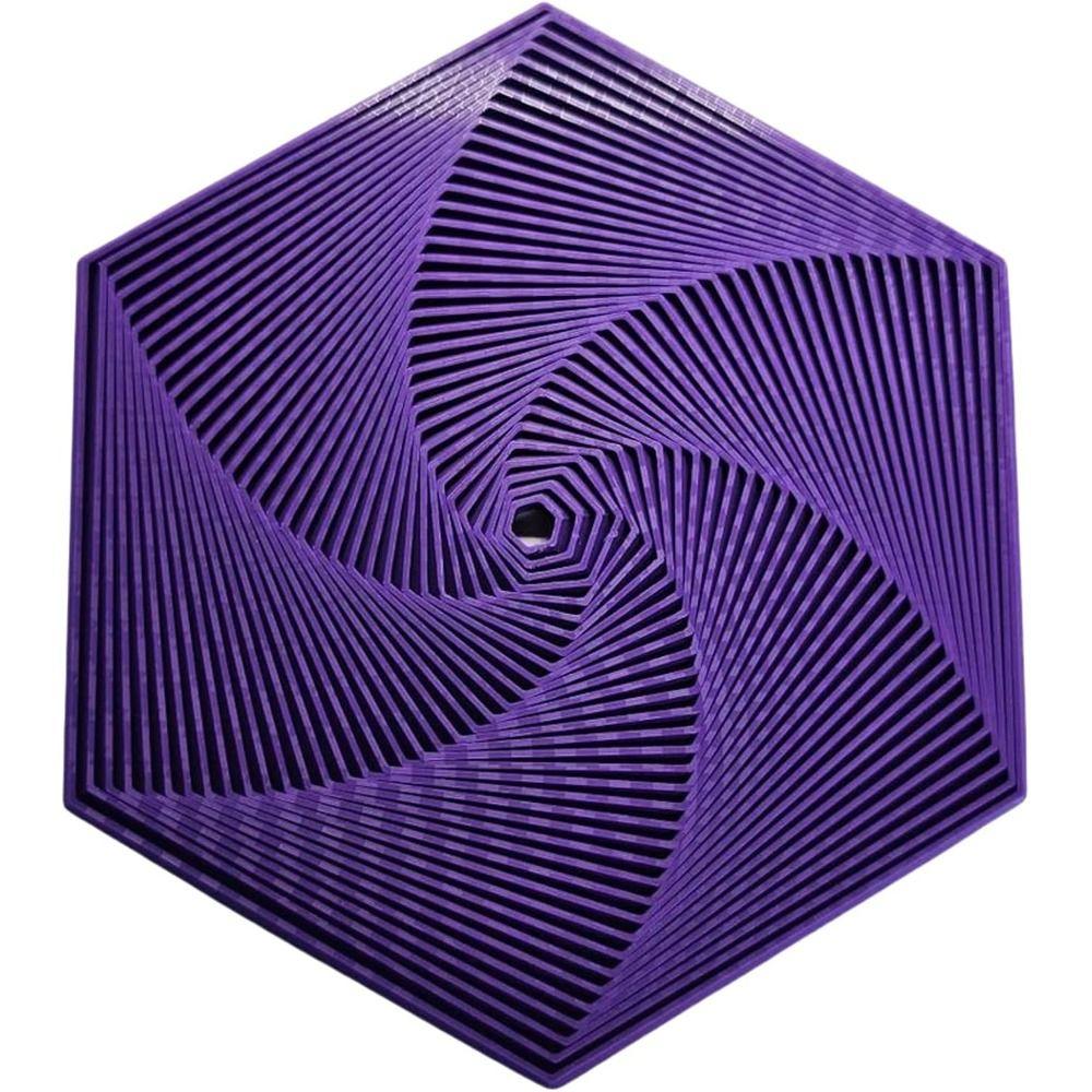 Fractal Fidget Hexagon 3D Printing Anti-Anxiety and Stress Relief Fidget Toys for Kids and Adults Mindful Meditation Tool
