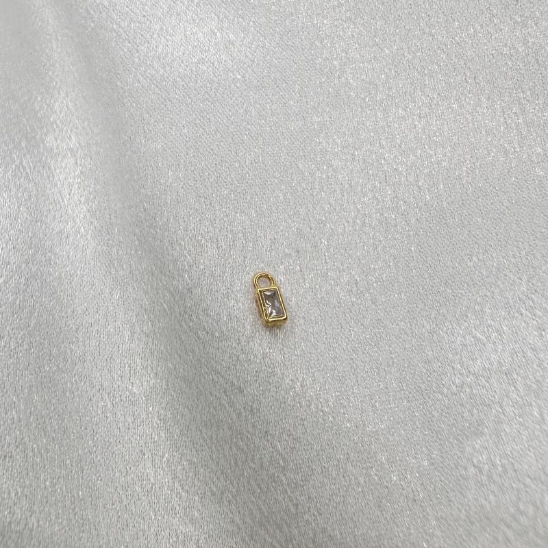 S925 Silver Mini Water Droplet Heart Round Pendant Charms Zircon Pendant Accessories for Necklace Jewelry Making SD12