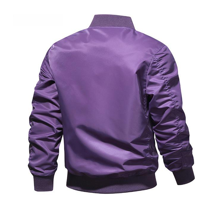 Vyriška vienspalvė striukė MA1 Flight Bomber – paminkštinta/plona, ​​pavasario/rudens laisvalaikio japoniško stiliaus.