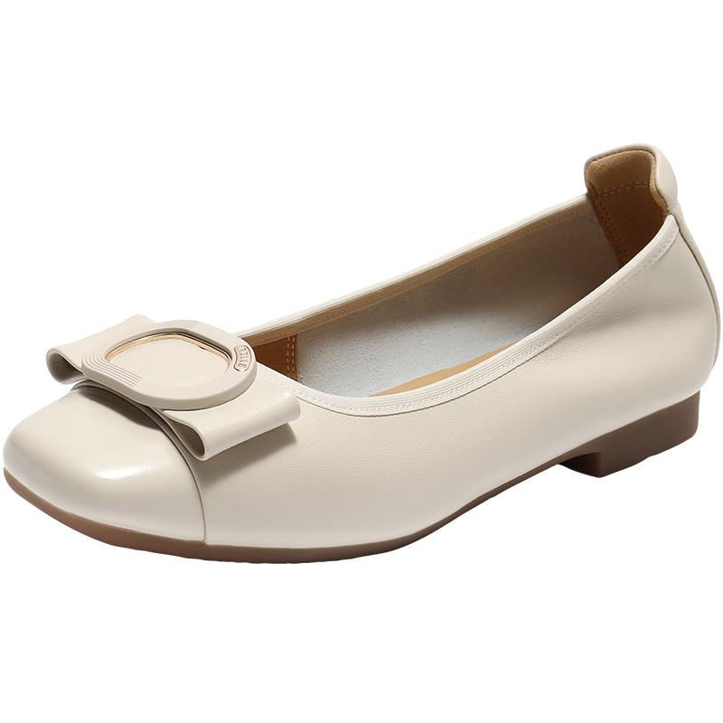 Belle Women s Genuine Leather Buckle Loafers B2744CQ5 EU 37