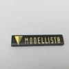 1Pc MODELLISTA Logo Car Front Lip Small Label Grill Fender Side Rear Trunk Badge Emblem Sticker Decals Styling Auto Accessories