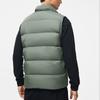 Li-Ning Fitness Series Ss23 Einfarbig Logo Stehkragen Daunenweste Herren Westen Grau-Grün AMRT015-6