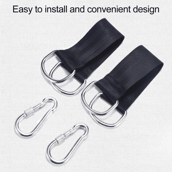 Tree Swing Straps Fitness Pull Up Hanging Straps Heavy Duty Tree Swing Attachment Strap for Hammock Plank Gym Cable Machine