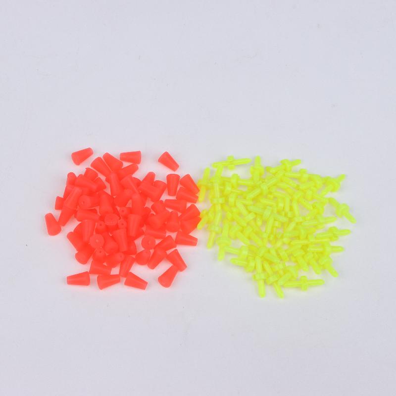 100Pcs/Lot Rock Sea Fishing Anti Wind Bar Cara Rod Bobber Float Stoppers Fishing Tackle Fishing Float Stoppers Tool Accessories
