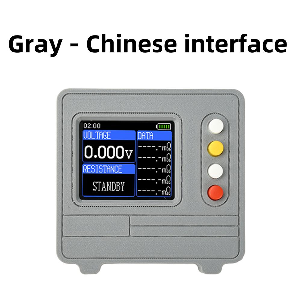 TFT color screen display Lithium Battery voltage internal resistance tester For Battery AC 1-wire High-precision electronic load