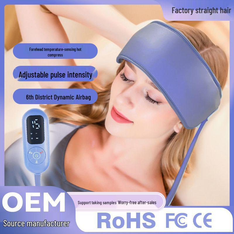 

Electric Air Pressure Scalp & Temple Massager with Kneading and Hot Compress Features глубокий/фиолетовый